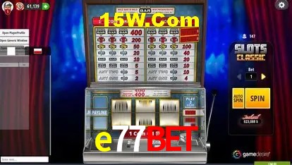e77bet Plataforma - Certificada MGA desde 2015